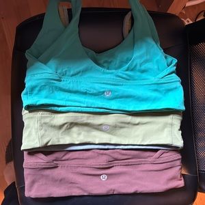 3 lululemon align bras